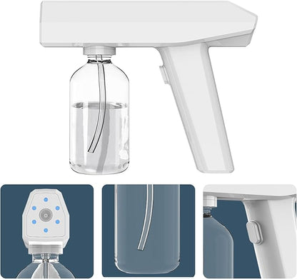 Atomizer Sprayer Handheld - 250ml Mist Spray Cleaner, Rechargeable Electric Unit with Grip, Compact Dust Remover with Ease, Indoor Functional Design, Supplies for Furniture, Toys, Outdoor