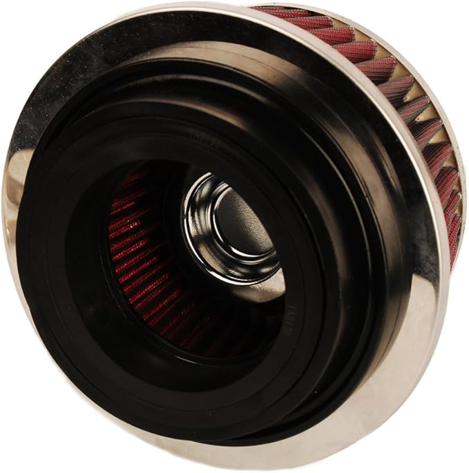 HIFROM 8161 Universal Clamp-On Air Filter Black Small Round Reverse Tapered fit 3 inch, 3 1/2 inch and 4 inch tubes