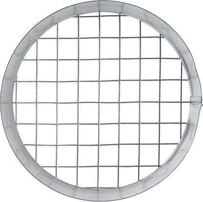 Repa Market Ø5 Inch Duct Cover – Galvanized Steel Round Duct Cap with Mesh Screen – HVAC Exhaust or Intake Vent – Exterior Pipe Air Outlet – Spiral Ventilation Ducting Metal End Plug