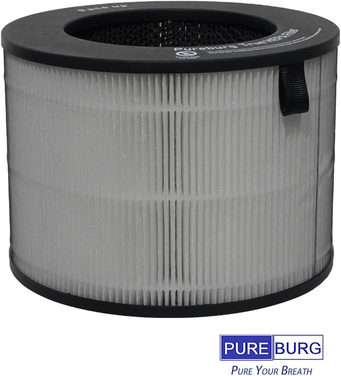 PUREBURG Replacement Filter Compatible with LG PuriCare AeroTower U9C Series U9CV2B U9CS1C U9CV1C Air Purifying Fan,H13 4-Stage Filtration Activated Carbon Air Clean