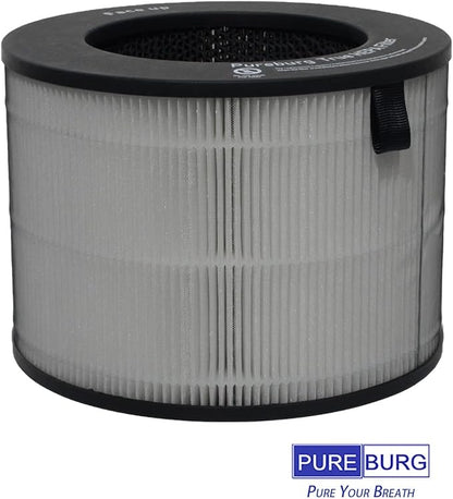 PUREBURG Replacement Filter Compatible with LG PuriCare AeroTower U9C Series U9CV2B U9CS1C U9CV1C Air Purifying Fan,H13 4-Stage Filtration Activated Carbon Air Clean
