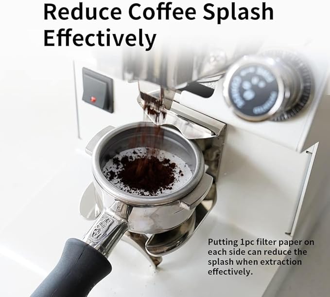 watchget 51mm Espresso Paper Filters - 1000 Pcs Unbleached Coffee Filter Papers for 51mm Portafilter Baskets, Compatible with Espresso Machines and Coffee Maker Accessories