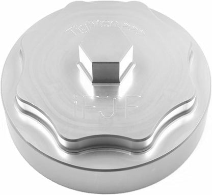 iFJF 68065612AA Fuel Filter Housing Cover Cap Replacement for 2011-2024 Ram 6.7L 2500 3500 4500 5500 2010 DODGE RAM 2500 3500 PICKUP DODGE RAM 4000-5000 Cummins Diesel Engine Billet Aluminum(Silver)