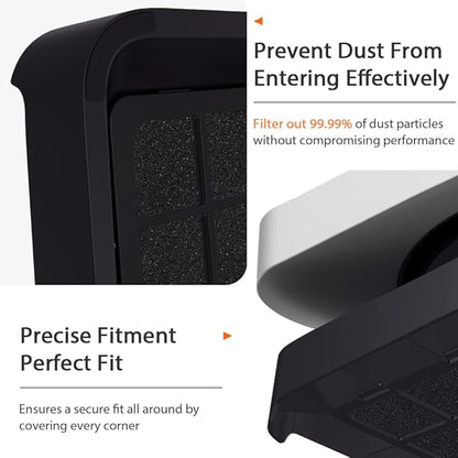 IFCASE Desktop Dust, Air Filter Stand for Mac Mini 2010-2023 M1 M2 Pro, Mac Studio M1 M2 Max/Ultra (Black)