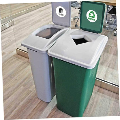 Garbage Classification Labels Self-Adhesive Bin Stickers for Trash Can Waste Sorting Decals for Home