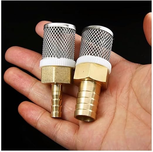 Pro-Grade Sprayer Filter Kit - 6/10/13/19mm Brass & SS Mesh for Car Detailing & Greenhouse Irrigation(6mm)