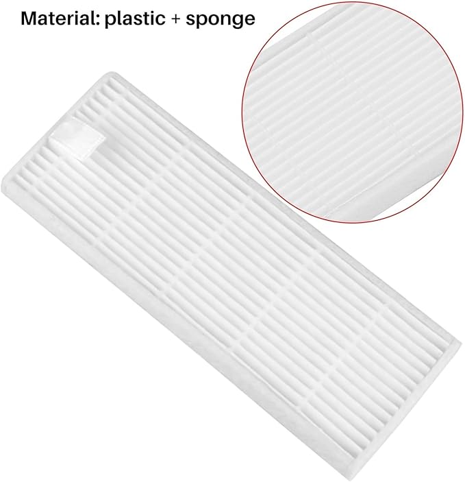 20pcs Filter Sponge Filters Replacements,Compatible For Ilife A4s A6 A4 A40， Dust Cleaning Vacuum Cleaner Accessories
