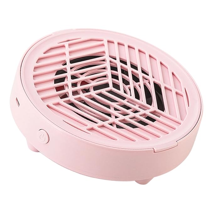 Nail Dust-Collector Filter for Nail Techs, Rechargeable Nail-Dust-Collector Sheets, Low Noise & Ergonomic Handle Design, Powerful Nails-Fan Nails-Tech-Must Haves for Gel Polish, Salon & Home Use