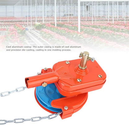 HEEPDD Manual Film Coiler, Manual Filters Air Filters Film Coiler Device Greenhouse Side Top Film Coiling Machine Gardening Tool for Greenhouse Side Top Film Coiling