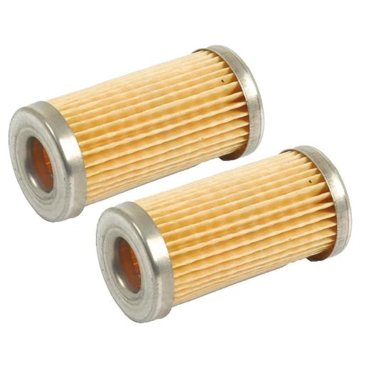 Set of 2 Fuel Filter Fits Ford New Holland 1000 1110 1120 1210 1215 1220 1300 1310 1320 1500 1510 1520 1530 1600 1620 1630 1700 1710 1715 1720 1725 1925 2030 2035 Cm222 Cm224 Cm272 Cm274 G6030 G6