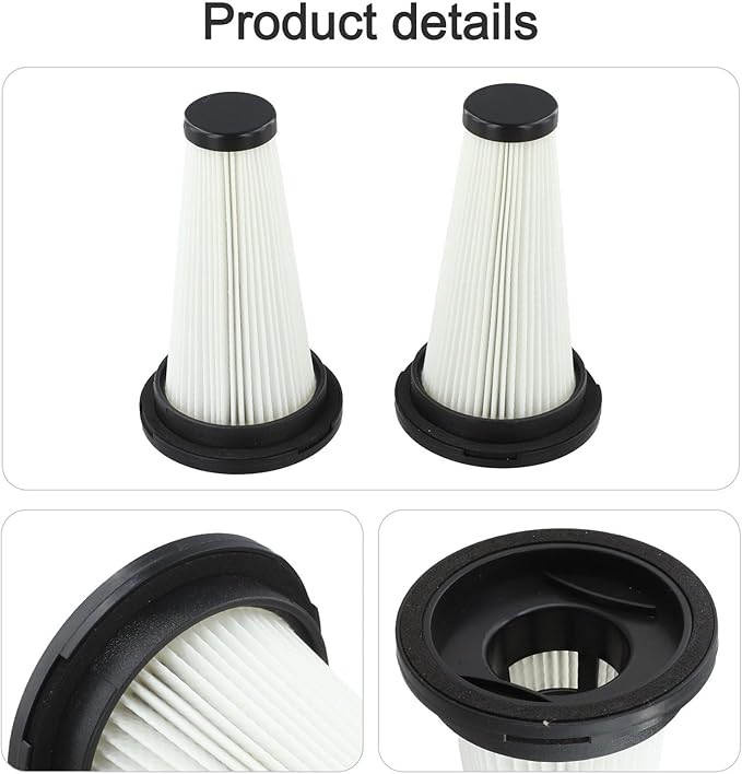 HEPA Replacement Filter for MBYULO Vacuum Cleaner ABS Frame with HEPA Cloth Traps Dust Pet Dander for Cleaner Indoor Air
