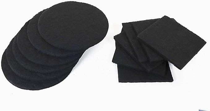 Epica 12 Pack Charcoal Filter Replacement for Countertop Compost Bin | 2-in-1 Compost Bucket Filter Removes Odors | 6.5'