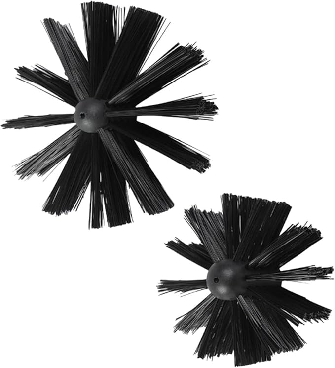 Garneck 2pcs Dryer Brush Chimney Cleaner Tool Pipe Cleaners Bulk Scrubber Brush for Air Duct Cleaning Home Cleaning Supplies