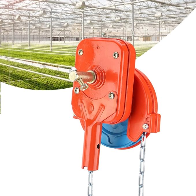 HEEPDD Manual Film Coiler, Manual Filters Air Filters Film Coiler Device Greenhouse Side Top Film Coiling Machine Gardening Tool for Greenhouse Side Top Film Coiling