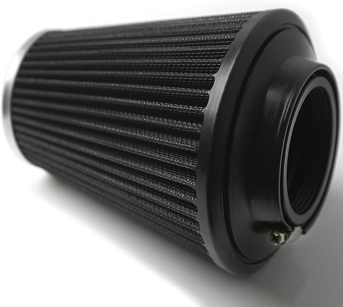 Big Sucker cone Air filter intake for harley air Cleaner Sportster Softail fatboy heritage dyna touring street road king Glide (Nake - Chromed, Type C : Touring 08-16, Softail 16-17)