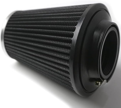 Big Sucker cone Air filter intake for harley air Cleaner Sportster Softail fatboy heritage dyna touring street road king Glide (Nake - Chromed, Type C : Touring 08-16, Softail 16-17)