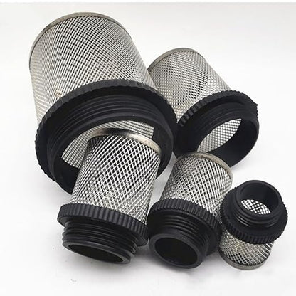 Heavy-Duty Plastic Strainer 1/2 3/4 - Male Inline Filter with Mesh Net for Pond Pumps & Greenhouse Watering(2")