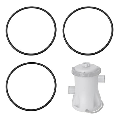 P6119 (P6119ASS16) O-Ring Seal Compatible with Bestway Flowclear Filter Pump Cap, Fits 530/800/1500 GPH Pool Pumps, Pool Filter Replacement Parts(3 Pack)