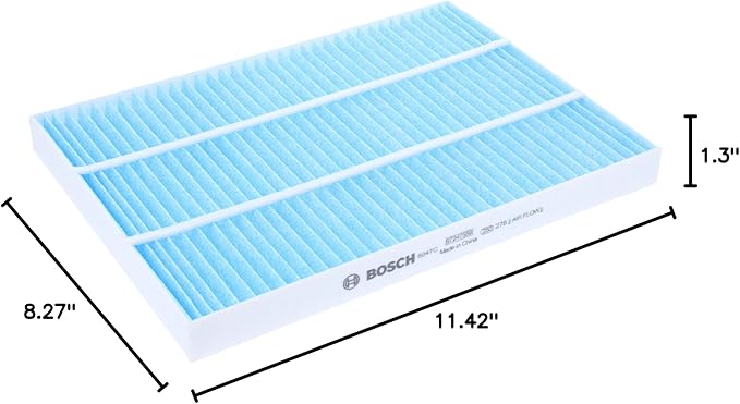 BOSCH 6047C HEPA Cabin Air Filter - Compatible with Select Audi TT, TT Quattro; Volkswagen Golf, Golf City, Jetta, Passat