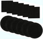 Compost Bin Filters, 12 Pcs, Activated Carbon Filters for 1/1.3 Gallon Compost Bin, Kitchen Compost Pail, 6 Round 6.5 inch and 6 Square 4.65 inch Diameter