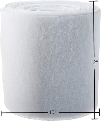 NORTHWEST ENTERPRISES Vent Filters Media Roll, 25ft x 12in x 1/8in Cut to Fit Vent Filters for Home and Business. Electrostatic Air Filter Media Roll for HVAC, AC & Heating, RV's, Mobile Homes & More.