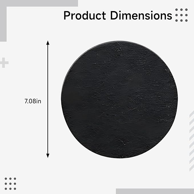 12 Pcs Activated Carbon Filters For Trash Can, Odor Absorbing Replacement Cartridges, 0.2 In / 0.5 Cm, For Compost Bucket And Litter Box