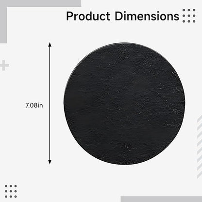 12 Pcs Activated Carbon Filters For Trash Can, Odor Absorbing Replacement Cartridges, 0.2 In / 0.5 Cm, For Compost Bucket And Litter Box