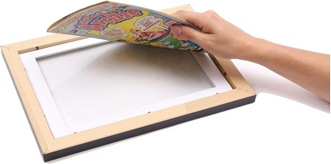 Creative Picture Frames [11x14bk-b] Black Theatre Frame with Black Matting, Holds 5.5x8.5-inch Media Plus Ticket Including Installed Wall Hanger (Theatre Bill Not Included)