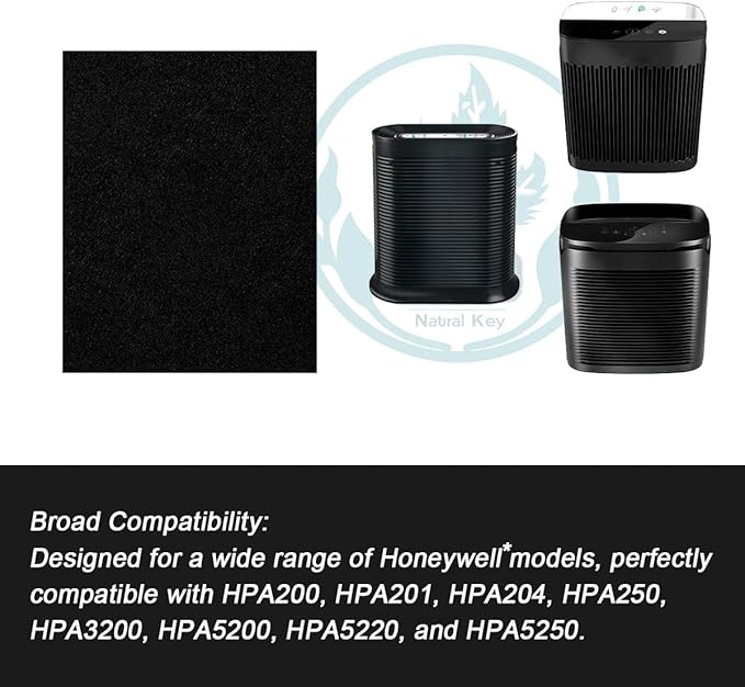 8 Pack HRF-A200 Pre Filter replacement filters for honeywell air purifier filter replacement,activated carbon filter for honeywell prefilter HPA200, HPA201, HPA204, HPA250, HPA3200, HPA5200 Series