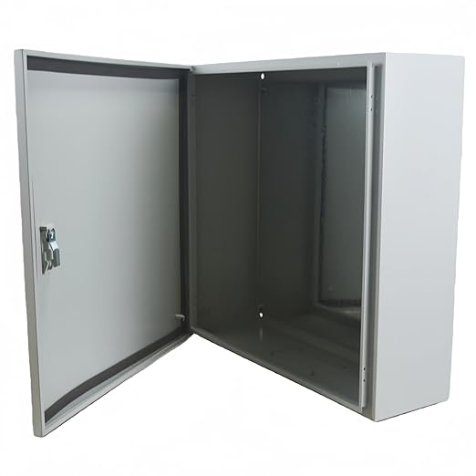 Electrical Enclosure Box 24" x 20" x 8" Carbon Steel Electrical Junction Boxes Wall Mount Waterproof Dustproof Metal Box with Safety Locks for Outdoor Indoor Use
