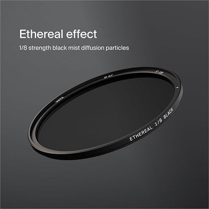 Urth 67mm Magnetic Ethereal Black Mist ⅛ Diffusion Lens Filter (Plus+) - Cinematic Effect, 20-Layer Nano-Coated Light Dispersing Particles
