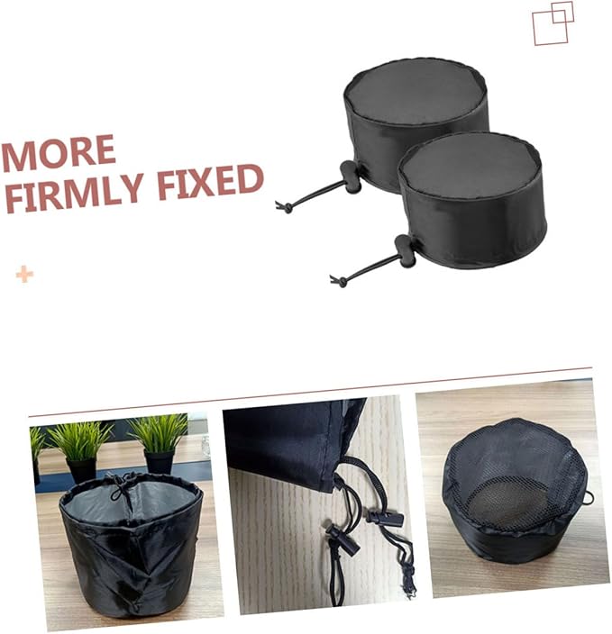 2pcs Grow Tent Accessories Oxford Cloth Grow Tent Vent Cover Elastic Band Fasteners