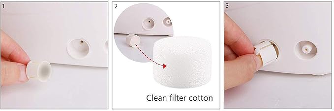 Nispira Replacement Sponges Air Filter Compatible with Adult/Kid Compressor System Cool Mist Inhaler Vaporizer, 12 Filters