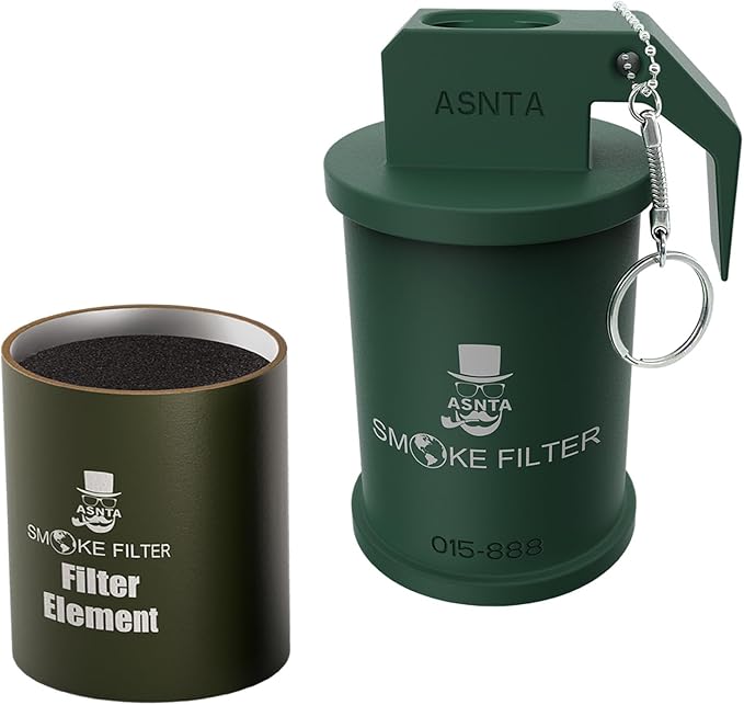 Personal Smoke Air Filter 2PCS Supporting Filter,Suitable for Capturing Smoke and Removing Odors in Cars, Offices and Bedrooms, Durable for 500 Times of Use, Easy Breathing