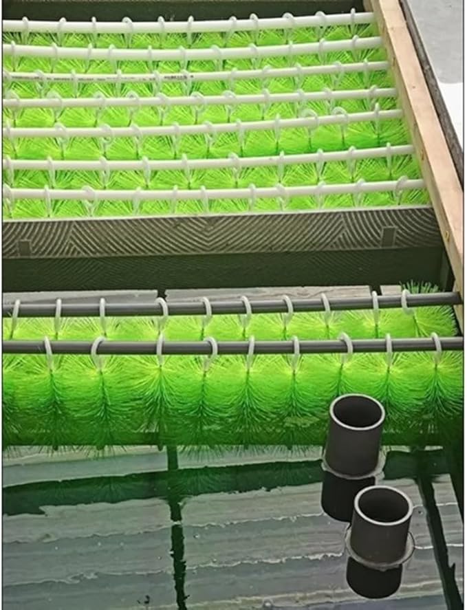 Stainless Steel Filter Brushes - High-Efficiency Biofiltration Media for Aquarium, Pond, and Koi Tank Cleaning