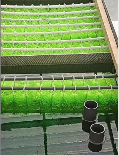 Stainless Steel Filter Brushes - High-Efficiency Biofiltration Media for Aquarium, Pond, and Koi Tank Cleaning