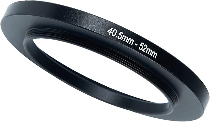 40.5mm to 52mm Step-Up Ring Filter Adapter for All Brands UV ND CPL Metal Ring Step-Up Rings Adapter Filter (40.5mm-52mm)