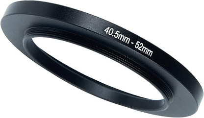 40.5mm to 52mm Step-Up Ring Filter Adapter for All Brands UV ND CPL Metal Ring Step-Up Rings Adapter Filter (40.5mm-52mm)