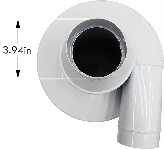 TECHTONGDA Cyclone Dust Separator 3.94inch Outlet for Vacuum Dust Collector Extractor Filter Woodworking with 13.2 Gallon Collection Drum