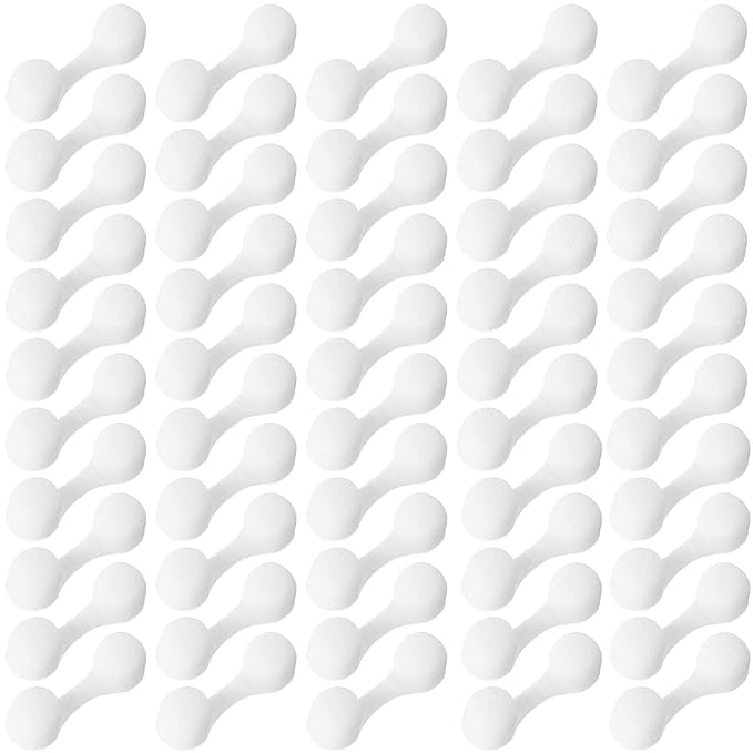 Tondiamo 100 Pieces Nose Plug Filter Disposable Nose Filter Sponge for Women Men Sunless Spray Tanning Outdoor Dust Construction Areas(White)