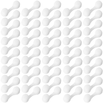 Tondiamo 100 Pieces Nose Plug Filter Disposable Nose Filter Sponge for Women Men Sunless Spray Tanning Outdoor Dust Construction Areas(White)