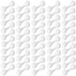 Tondiamo 100 Pieces Nose Plug Filter Disposable Nose Filter Sponge for Women Men Sunless Spray Tanning Outdoor Dust Construction Areas(White)