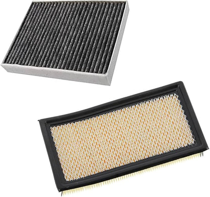 FUN-DRIVING Engine Cabin Air Filter for Ford EXPLORER 2025 2024 2023 2022 2021 2020 POLICE INTERCEPTOR UTILITY AVIATOR (Except 3.3L)