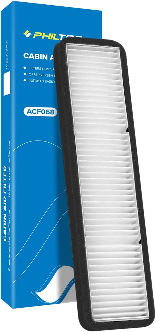 PHILTOP Cabin Air Filter w/Activated Carbon, Compatible with Model3 Tesla 3 2018-2020, Carbon Filter Up Dust Pollen Odor