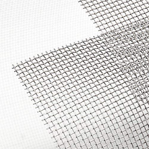 10 Mesh 304 Stainless Steel Woven Wire- 12" X 36" (30cmX90cm) for BBQ Wire Mesh, Cabinets Mesh,Garden Fence Mesh,Window Screens Net, Replacement (12" X 36" (30cmX90cm), 10 Mesh)