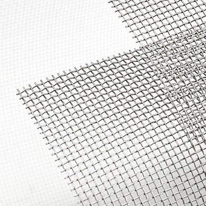 10 Mesh 304 Stainless Steel Woven Wire- 12" X 36" (30cmX90cm) for BBQ Wire Mesh, Cabinets Mesh,Garden Fence Mesh,Window Screens Net, Replacement (12" X 36" (30cmX90cm), 10 Mesh)