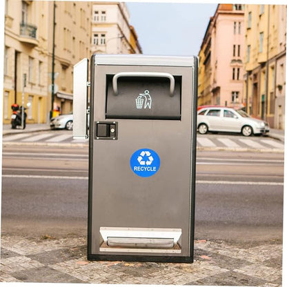 8pcs Garbage Sorting Stickers Waste Recycling Labels for Trash Can Adhesive PVC Sticker for Home School