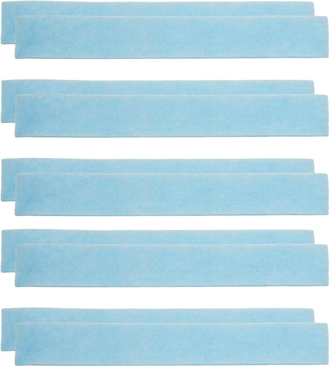 PUREBURG 10-Pack MAC-408FT-E Replacement Filter Compatible with Mitsubishi Electric MAC-408FT-E MSL-GL15NA Air Conditioner, No Frames .WALL-MOUNTED System