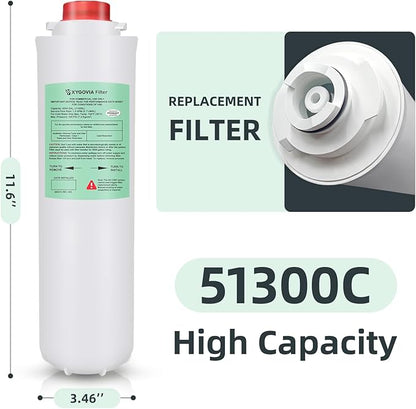 Water Filter Replacement for Elkay 51300-C, Filters Compatible with Elkay EZH2O Bottle Filling Stations (No Chip - 1 Pack)