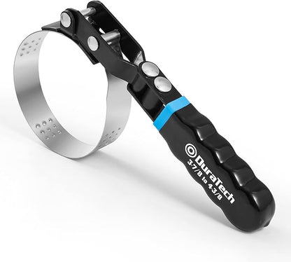 DURATECH Large Swivel Oil Filter Wrench, Oil Filter Removal Tool, Fits Filters 3-7/8"-4-3/8", Ideal for Car Repair Tools